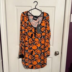 Night Harvest Henley Dress - Killstar - XL - Brand New